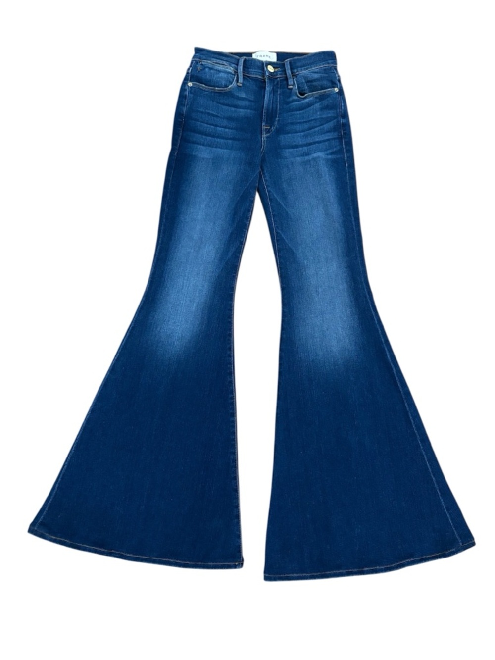 FRAME Le High Super Flare Jeans - Picture 3 of 5